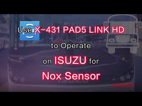 How to Reset NOx Sensor by LAUNCH X431 PAD V Elite- launchx431.fr