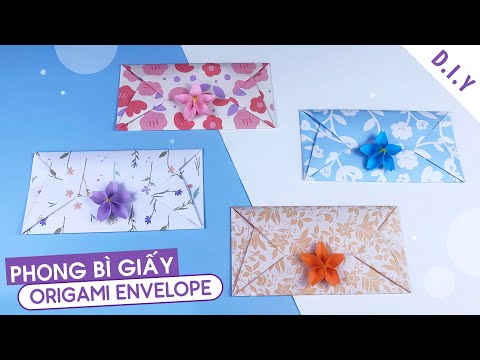 Video Hướng dẫn gấp Phong Bì bằng giấy A4 đơn giản siêu dễ... - youtube