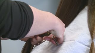 Nurses donate hair for children's wigs