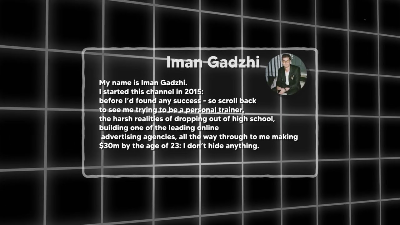Iman Gadzhi Style Animation 2