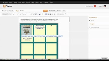Add photo by URL to Blogger Page Table