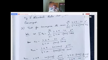 Engg Maths 18MAT21 Module 4 Infinite series and Power series  By Deepak Shetty