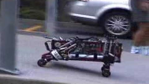 PAW robot IMU assisted slope climbing