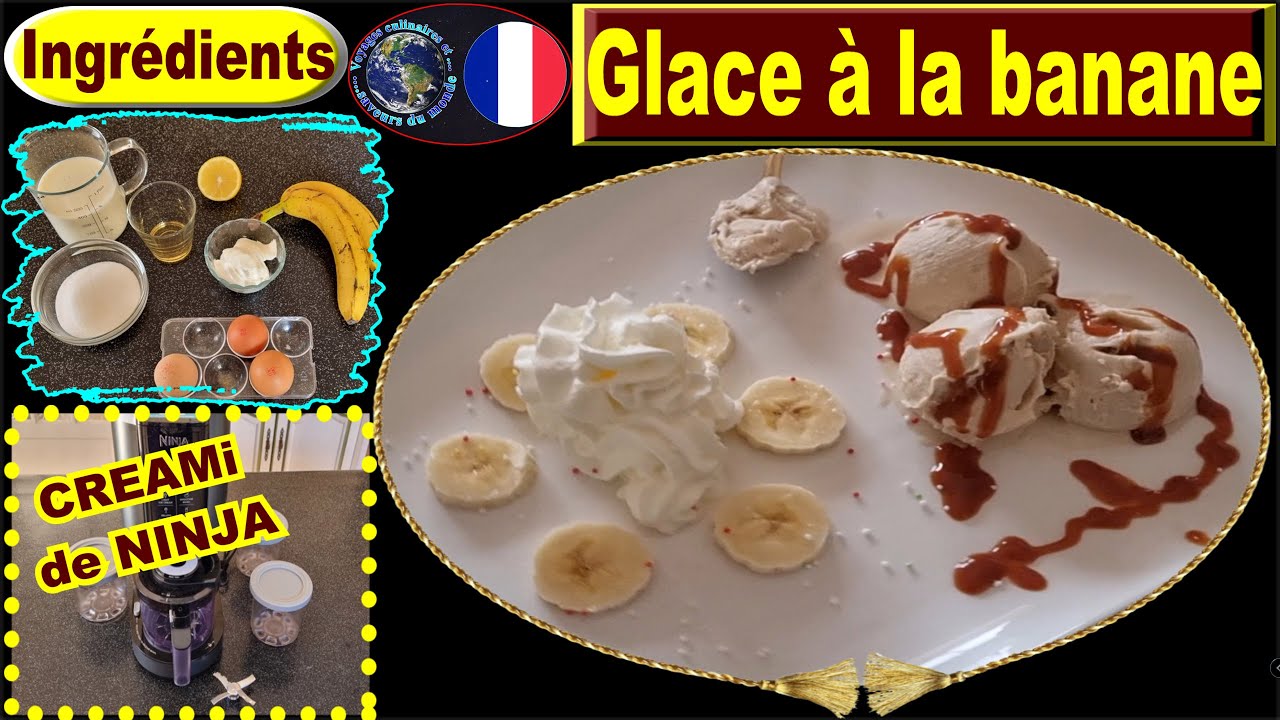 Recette pour NINJA CREAMi – Glace à la banane 