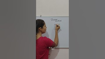 Square Root by division method 👍🏻#shorts #short #maths