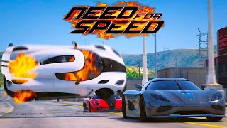 (Need For Speed Movie) Koenigsegg Race - GTA 5