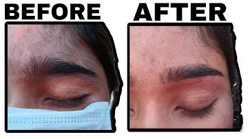 Thick to thin threading / Eyebrow tutorial step by step