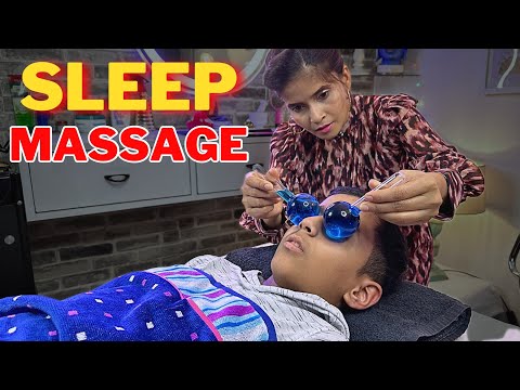 Greatest ASMR  Sleep Massage , Head Massage For Deep Sleep By Cosmic Barber