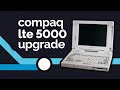 Upgrading a Compaq LTE 5000 Laptop with an IDE Compact Flash Card for DOS