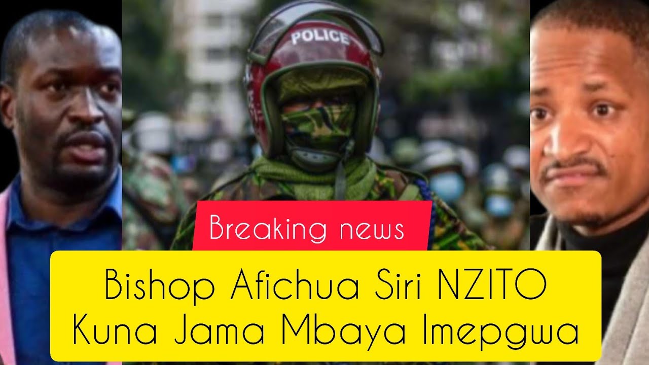 BISHOP ISRAEL AFICHUA SIRI KUNA JAMA YA ASSASSININATED SIFUNA NA BABU OWINO 