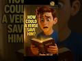 He Laughed at God’s Word, But Psalm 107:20 Brought Him to Tears 😱📖 | Bible Story #shorts