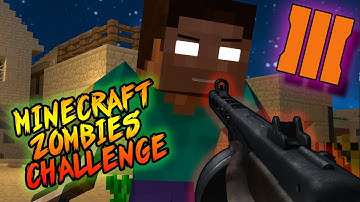 Minecraft Zombies One Window Challenge Black Ops 3