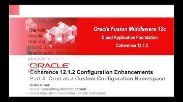 Coherence Configuration Enhancements - Part 4 - Cron As A Custom Configuration Namespace