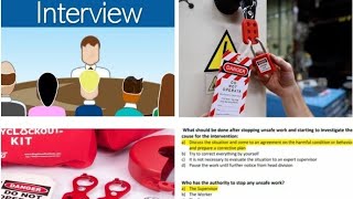 Part 2 : Free Health and Safety Interview Questions - LOTO