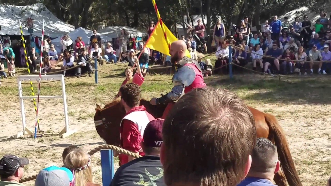 Jousting Tournament at Tampa Ren Faire YouTube