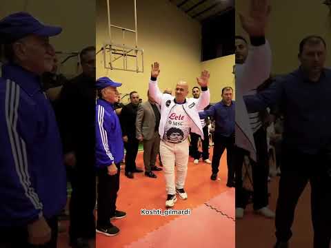 حضور لیدر معروف ملوان بندر انزلی و پهلوان صاحب نام شاپور معینی در کشتی گیله مردی  