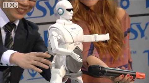 CES 2012: Justin Bieber unveils a dancing robot