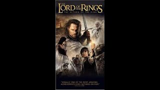 Opening To The Lord Of The Rings The Return Of The King 2004 Disney Vhs Tape 1
