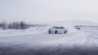 Зимний дрифт. Улан-Удэ 2022. Winter drift. Ulan-Ude 2022.