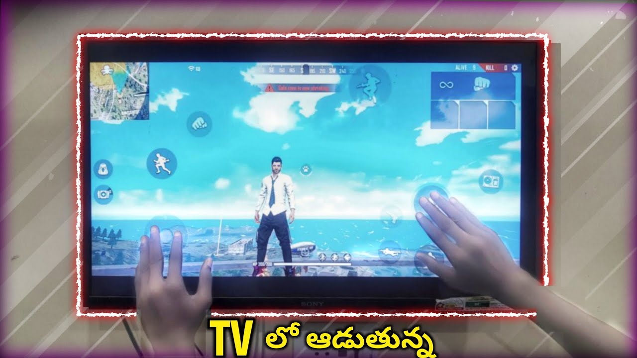 TV లో ఆడుతున్న రో☺️ How To Play Free Fire On TV | Playing Free fire On Tv No Pc | HTG - YouTube