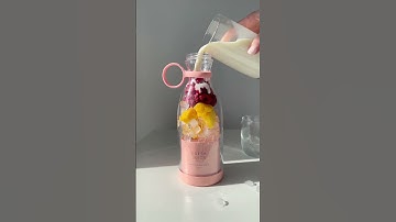 Portable Blender Smoothies Personal Blender Mini Shakes Juicer Cup USB Rechargeable.#shorts