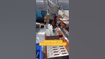 Automatic feeding rivet machine feeds precisely and efficiently, easy to operate #blindrivet #rivet