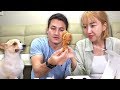 Ordering Delivery Fried Chicken in Korea ｜BBQ Chicken Best In The World? [Mukbang Ft. sunnydahye]