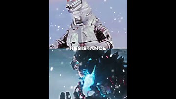 SHOWA MECHA GODZILLA VS MECHA GODZILLA(RED PLEY ONE) REMAKE#CAPCUT#DEBATE#fypシ