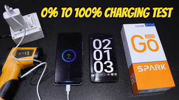Tecno Spark Go 2023 Charging Test | 0% to 100% Charging Test with 10Watt Box Charger | HINDI |