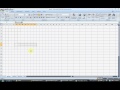 how to make a crossword puzzle with excel part 1