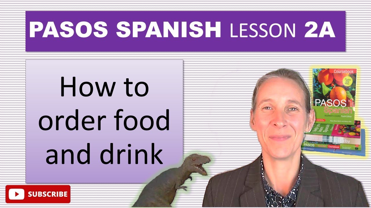 Pasos Unit 2A. Learn Spanish food and drink vocab, and how to order
