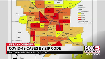 Zip code breakdown of COVID-19 cases