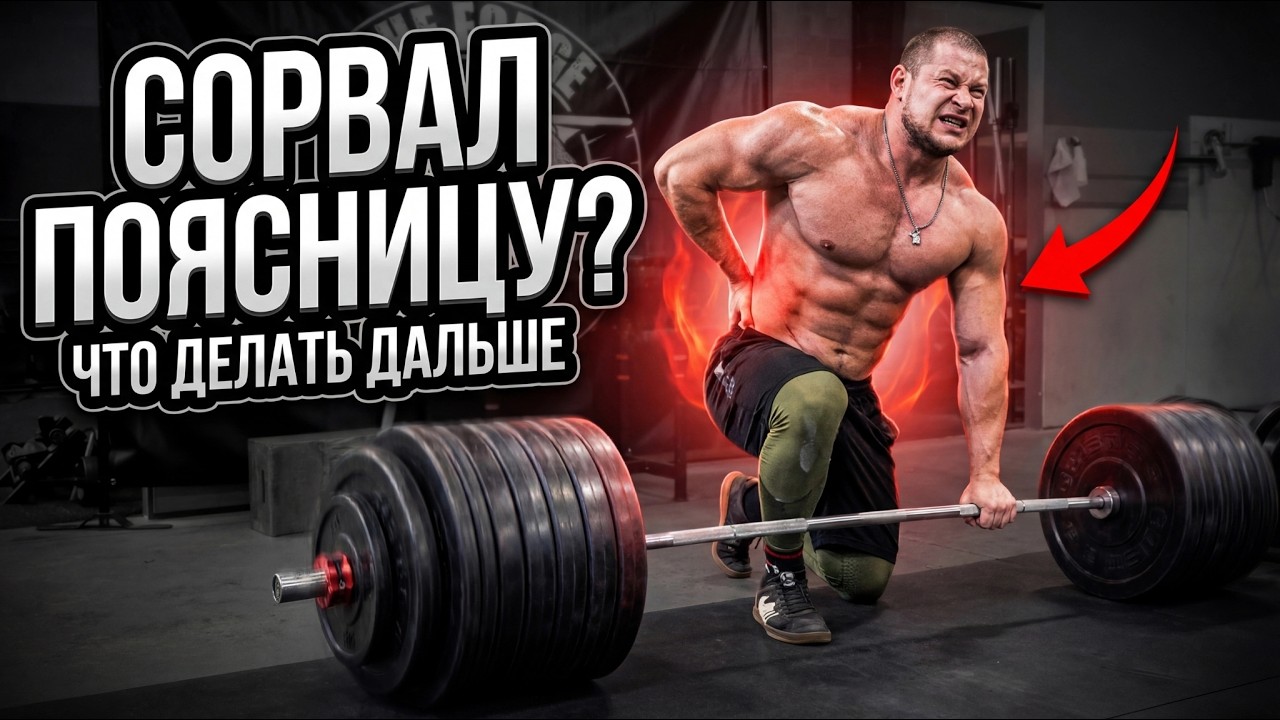 Что делать если СОРВАЛ СПИНУ. Полный протокол действий