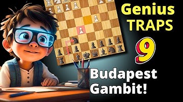 New Traps & Surprises in the Budapest Gambit | 10 Powerful Gambits for Blitz Chess
