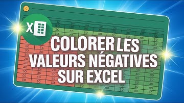 🔴📊 Excel : Colorer Automatiquement les Valeurs Négatives !