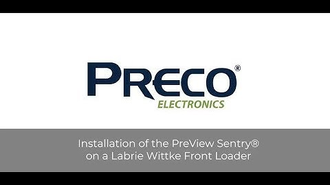 How to Install and Test PreView Sentry on a Refuse Truck