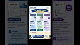 Tax Audit Forms AY 2026-27 | Form 3CA, 3CB & 3CD Explained | Due Date 30 September 2026