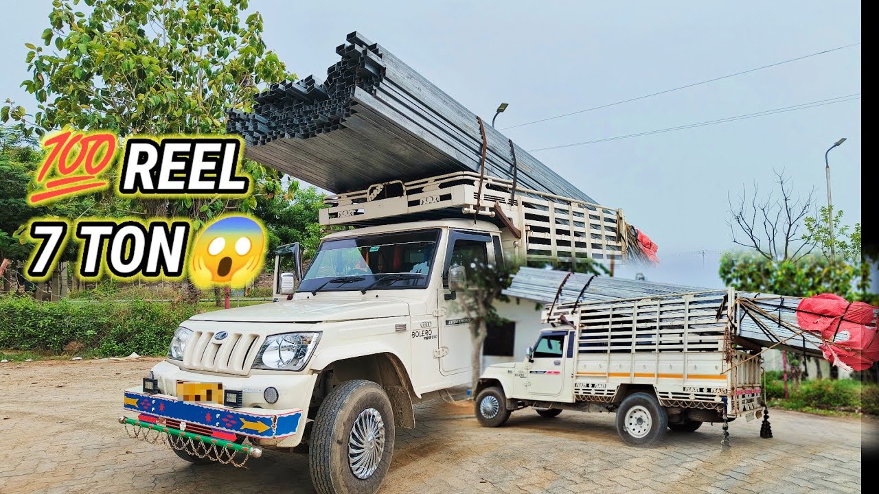 7 TON PIPE LOAD! Mahindra Bolero Pickup takes on its BIGGEST challenge