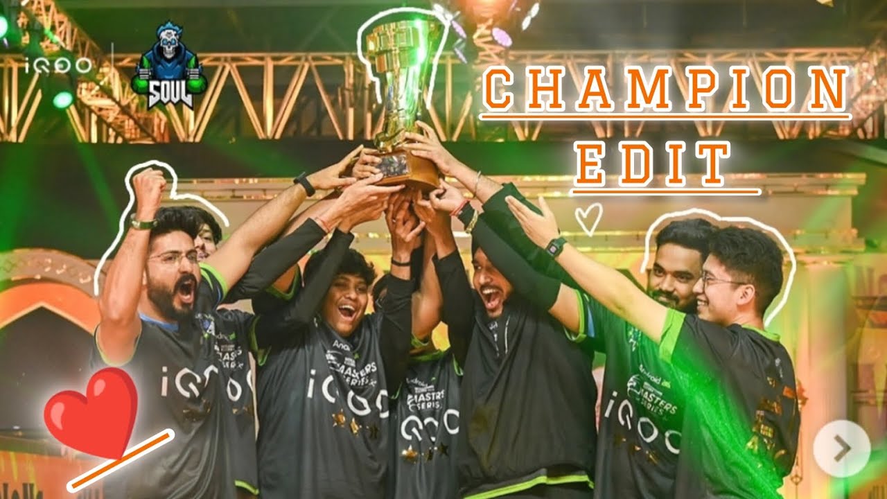 IQOO SOUL the champions 🏆 ️ - YouTube