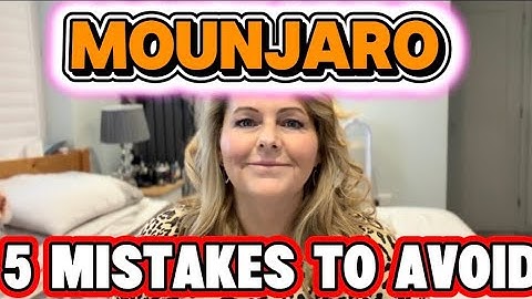MOUNJARO 5 MISTAKES TO AVOID #mounjaro #glp1 #weightlossjourney #mounjaromistakes #mounjarouk 
