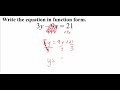 Understanding Function Form in Equations