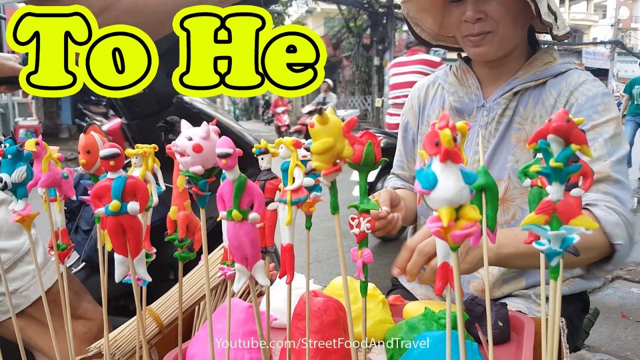 AMAZING STREET FOOD in SaiGon VietNam Toy Figurines - To He | Street Food And Travel