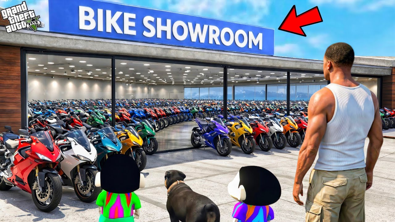 Franklin Starts A New Super Bike Showroom In Los Santos || Gta 5