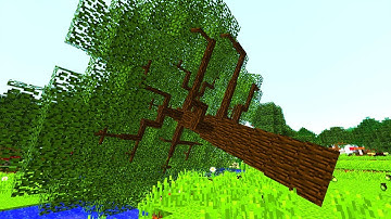 COOL! The most realistic Minecraft trees! - Minecraft Dynamic Trees Mod