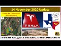 Tesla Gigafactory Texas 14 November 2020 Cyber Truck & Model Y Factory Construction Update (08:00AM)