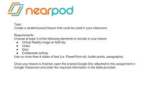 Nearpod Student-Paced Lesson