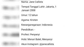 biodata zara leola, jane calysta, clarice cutie