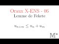 Oraux xens  06  lemme de fekete