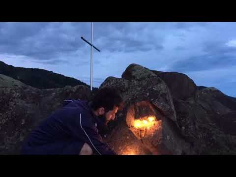 ჯვრის აღმართვა მთა ნაკონაღვარზე  Вознесение Креста на горе Наконагвари