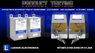 3-Phase Delta Buck/Boost Step-Up Transformer - 215V Primary - 240V Secondary - 31.25 Amps - 50/60Hz